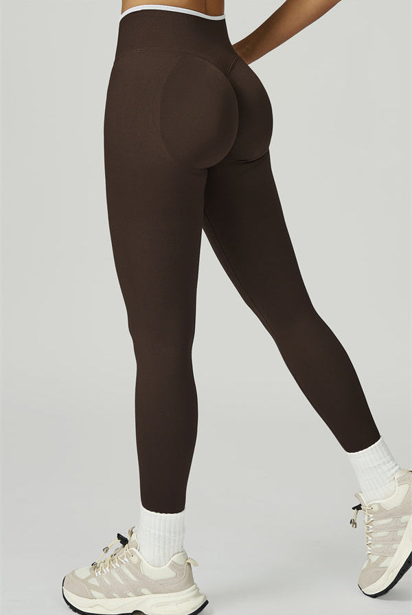 Legginsy Prime — legginsy z kompresją i prążkowanym pasem