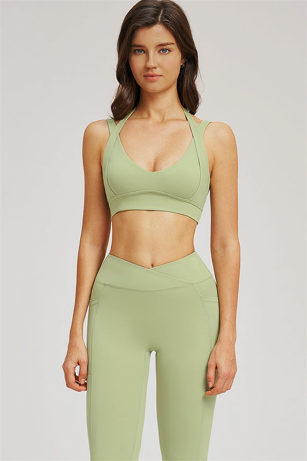 Legginsy Flourish – Olive Green