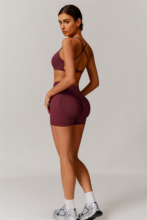 Szorty Nova – Burgundy