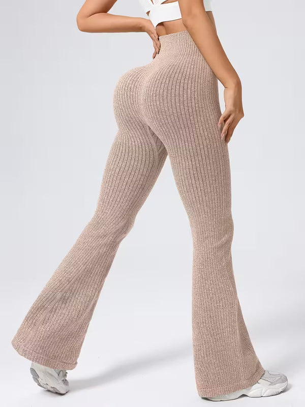 Legginsy Rib Seamless Flare