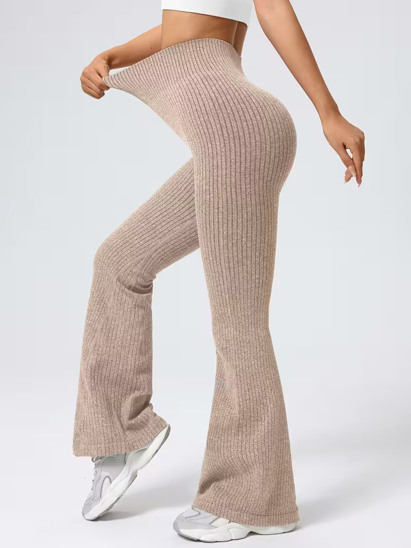 Legginsy Rib Seamless Flare