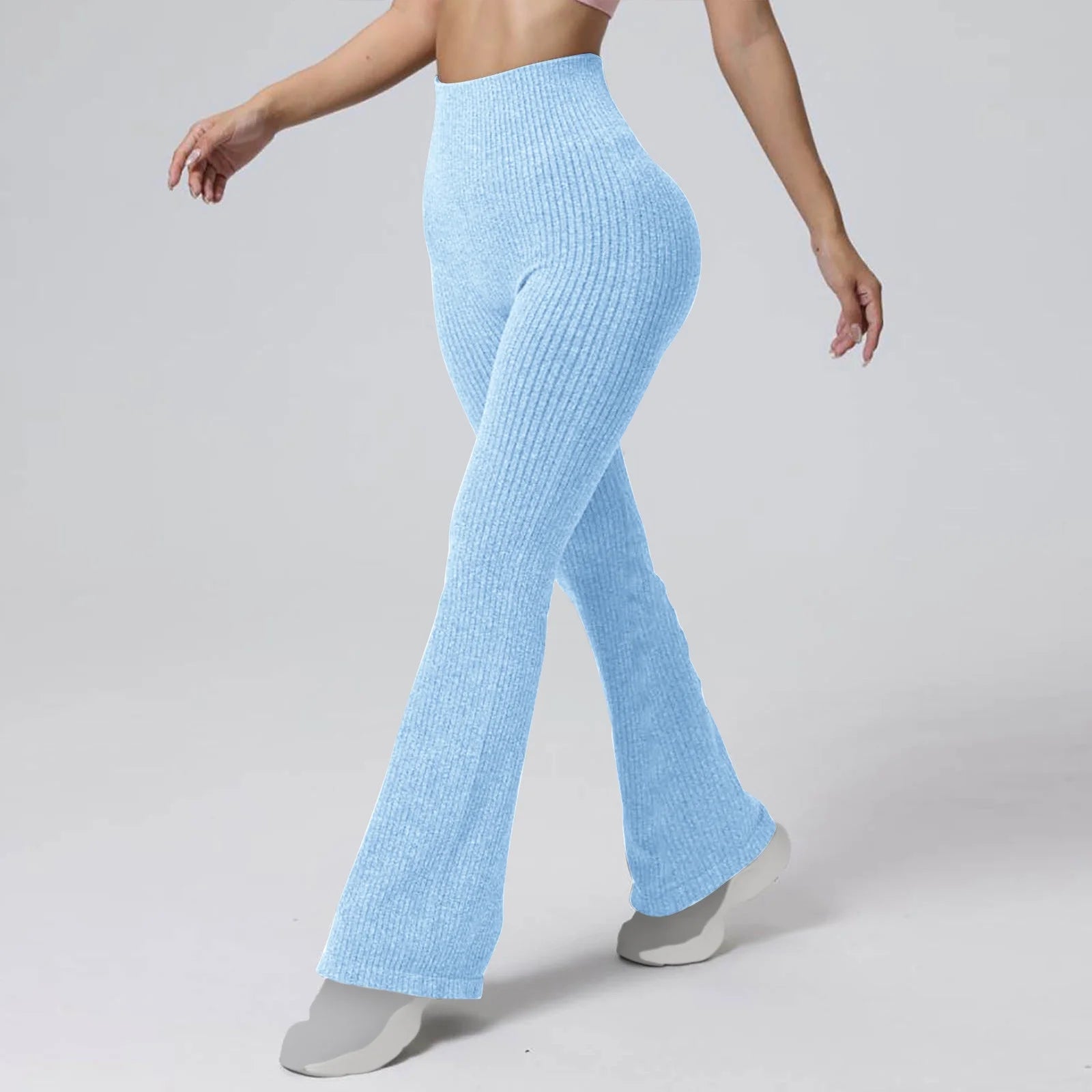 Legginsy Rib Seamless Flare
