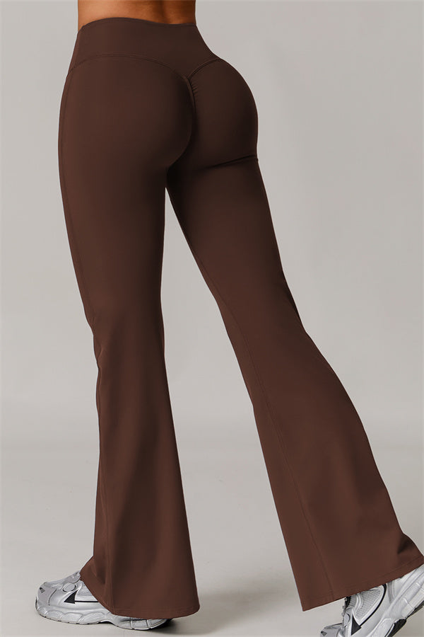 Legginsy Delicate Flare — legginsy z rozkloszowaną nogawką