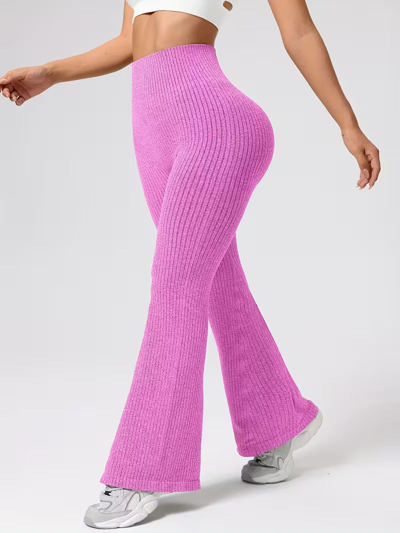 Legginsy Rib Seamless Flare