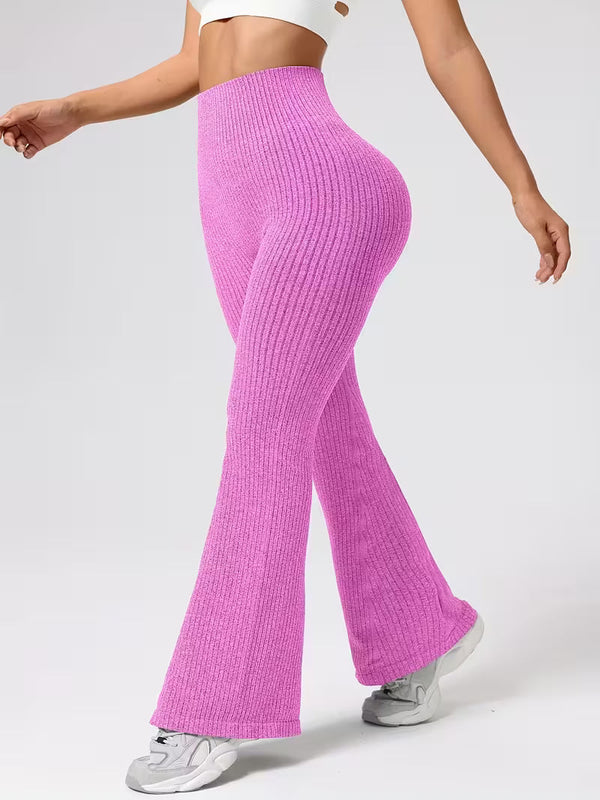 Legginsy Rib Seamless Flare