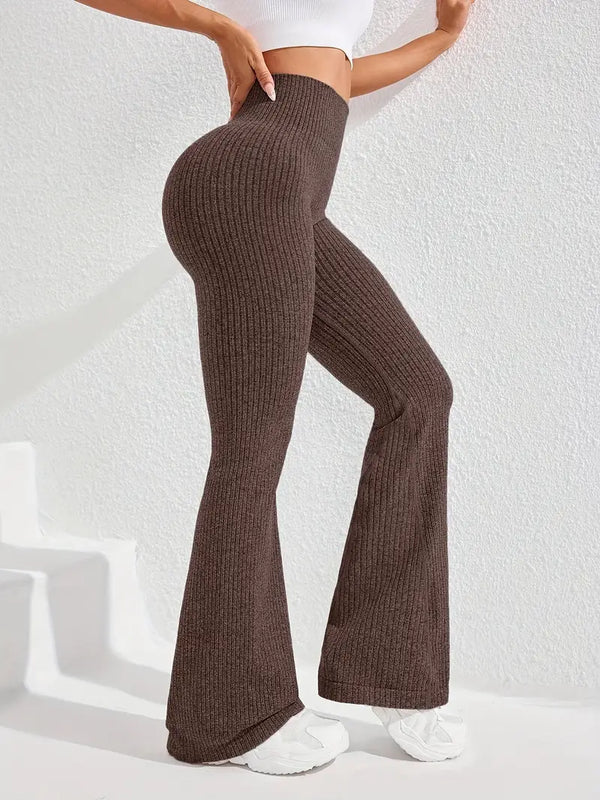 Legginsy Rib Seamless Flare