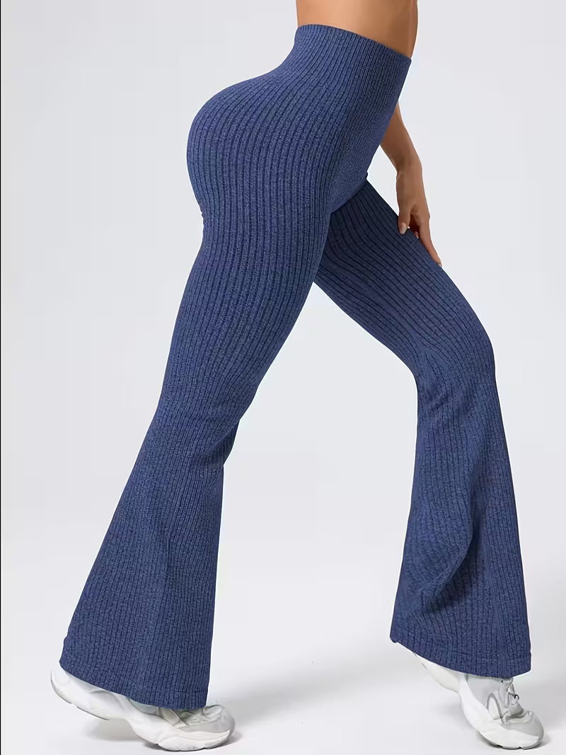 Legginsy Rib Seamless Flare