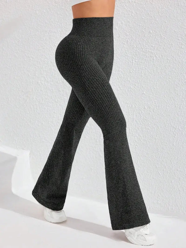 Legginsy Rib Seamless Flare