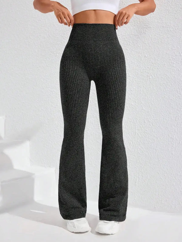 Legginsy Rib Seamless Flare