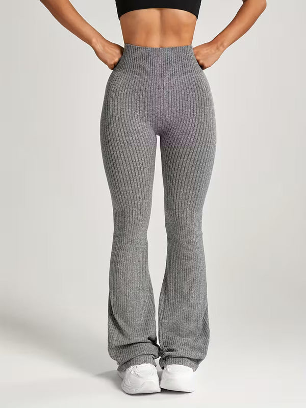 Legginsy Rib Seamless Flare