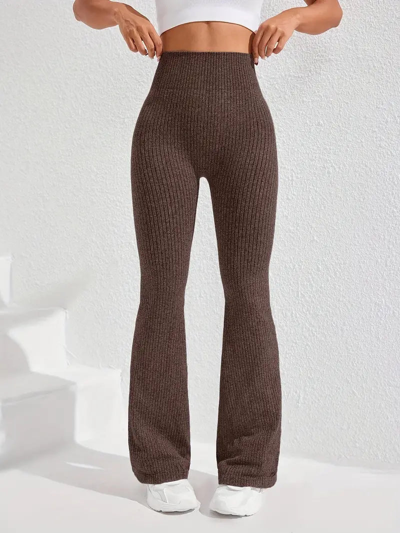 Legginsy Rib Seamless Flare