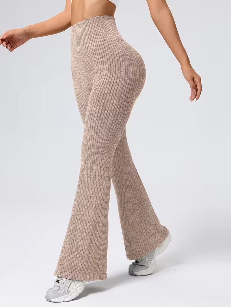 Legginsy Rib Seamless Flare